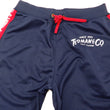 Load image into Gallery viewer, Tedman Men's Casual Tricot Tracksuit 2-piece Set with Lucky Devil Graphic TJSET-100 Dark-Blue
