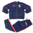 Load image into Gallery viewer, Tedman Men's Casual Tricot Tracksuit 2-piece Set with Lucky Devil Graphic TJSET-100 Dark-Blue