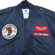 Load image into Gallery viewer, Tedman Lightweight Jacket Men's L-2 Flight Jacket Lucky Devil Custom Nylon Bomber Jacket TL2-190 Navy-Blue