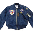 Load image into Gallery viewer, Tedman MA-1 Flight Jacket Men's Custom MA1 Bomber with Patch Embroidery TMA-580 Dark-Blue