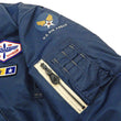 Load image into Gallery viewer, Tedman MA-1 Flight Jacket Men's Custom MA1 Bomber with Patch Embroidery TMA-580 Dark-Blue