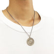 Load image into Gallery viewer, TOYS McCOY Men's Sterling Silver St. Christopher Necklace - Steve McQueen Replica Pendant & Chain TMA1617