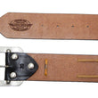 Load image into Gallery viewer, TOYS McCOY Cross-Stitched Leather Belt Men's Ccasual Marlon Brando The Wild One Belt TMA2107 Black