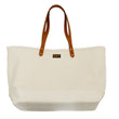 Laden Sie das Bild in den Galerie-Viewer, TOYS McCOY Bag Men's Casual Pennant Tote Bag With Leather Handles Canvas Tote Bag TMA2119 Natural