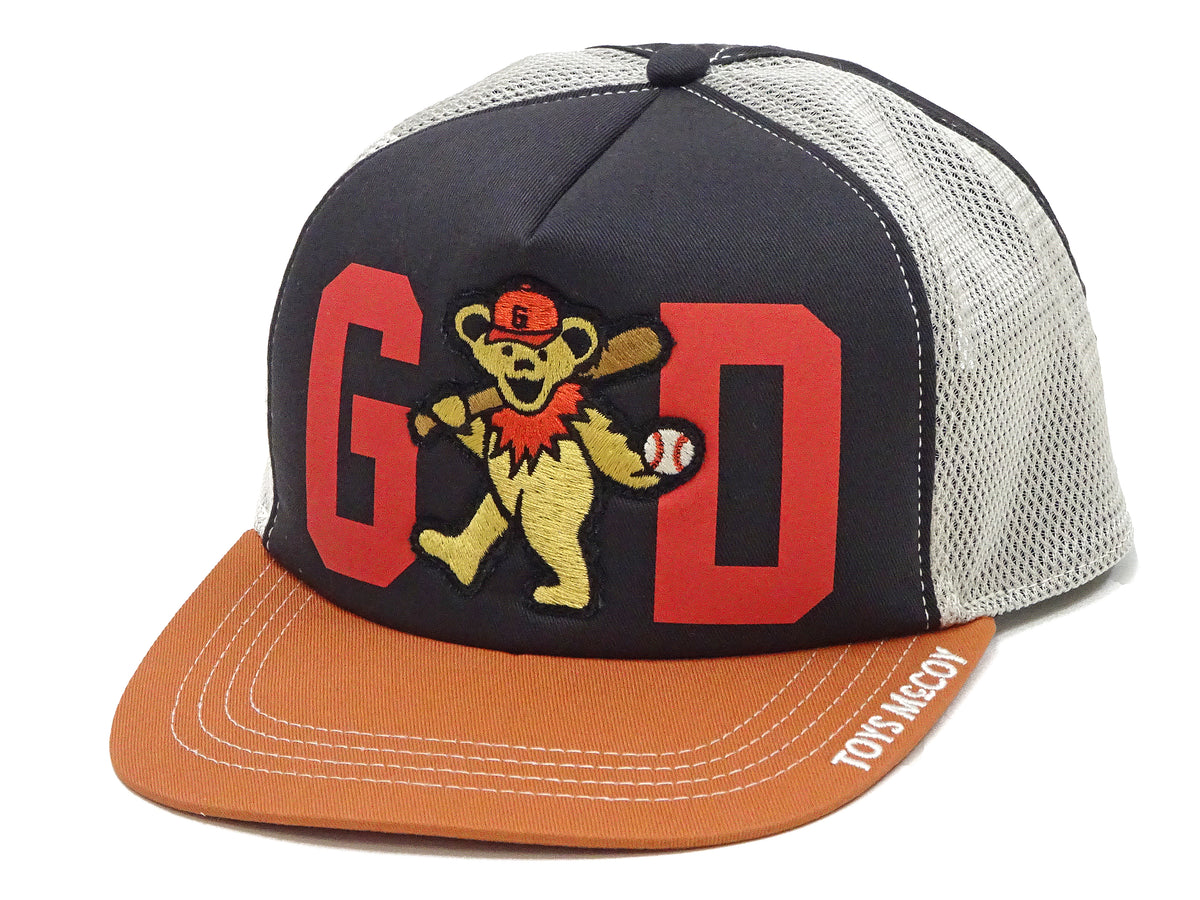 TOYS McCOY Cap Men's Casual Mesh Cap Grateful Dead Dancing Bear Mesh Side  Baseball Hat TMA2303