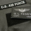 Load image into Gallery viewer, Tedman MA-1 Leather Jacket Men's Genuine Lambskin Custom Bomber MA1 TMAL-540 Black