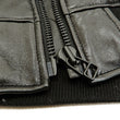 Load image into Gallery viewer, Tedman MA-1 Leather Jacket Men's Genuine Lambskin Custom Bomber MA1 TMAL-540 Black
