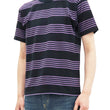 Load image into Gallery viewer, TOYS McCOY Striped T-Shirt Men's Steve McQueen Short Sleeve Stripe Tee TMC2342 121 Blue/Black