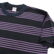 Load image into Gallery viewer, TOYS McCOY Striped T-Shirt Men's Steve McQueen Short Sleeve Stripe Tee TMC2342 121 Blue/Black