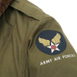 Load image into Gallery viewer, TOYS McCOY Jacket Men's USAAF B-10 Flight Jacket B10 Cotton Bomber Jacket Olive TMJ2227