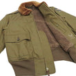 Load image into Gallery viewer, TOYS McCOY Jacket Men's USAAF B-10 Flight Jacket B10 Cotton Bomber Jacket Olive TMJ2227