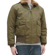 Load image into Gallery viewer, TOYS McCOY Jacket Men's USAAF B-10 Flight Jacket B10 Cotton Bomber Jacket Olive TMJ2227