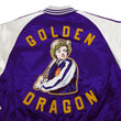 Load image into Gallery viewer, TOYS McCOY Jacket Men's Marilyn Monroe Unfilled Lightweight Satin Varsity Jacket TMJ2303 Blue/Off-White