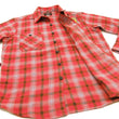 Load image into Gallery viewer, TOYS McCOY Checked Work Shirt TMC1612 Felix the Cat Men's Long Sleeve Button Up Shirt Red