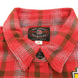 Load image into Gallery viewer, TOYS McCOY Checked Work Shirt TMC1612 Felix the Cat Men's Long Sleeve Button Up Shirt Red
