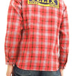 Load image into Gallery viewer, TOYS McCOY Checked Work Shirt TMC1612 Felix the Cat Men's Long Sleeve Button Up Shirt Red