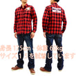 Load image into Gallery viewer, TOYS McCOY Men's Buffalo Check Plaid Shirt Patched Long Sleeve Button Up Shirt TMS1809 Red/Black