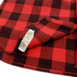 Load image into Gallery viewer, TOYS McCOY Men's Buffalo Check Plaid Shirt Patched Long Sleeve Button Up Shirt TMS1809 Red/Black