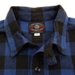 Load image into Gallery viewer, TOYS McCOY Buffalo Plaid Shirt Men's Durable One Star Long Sleeve Shirt TMS2006 Blue