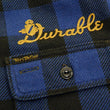 Load image into Gallery viewer, TOYS McCOY Buffalo Plaid Shirt Men's Durable One Star Long Sleeve Shirt TMS2006 Blue