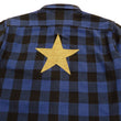 Load image into Gallery viewer, TOYS McCOY Buffalo Plaid Shirt Men's Durable One Star Long Sleeve Shirt TMS2006 Blue