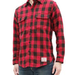 Load image into Gallery viewer, TOYS McCOY Steve McQueen Shirt Men's Buffalo Plaid Long Sleeve Button Up Shirt TMS2207 Red/Black