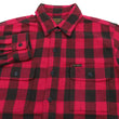 Load image into Gallery viewer, TOYS McCOY Steve McQueen Shirt Men's Buffalo Plaid Long Sleeve Button Up Shirt TMS2207 Red/Black