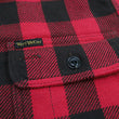 Load image into Gallery viewer, TOYS McCOY Steve McQueen Shirt Men's Buffalo Plaid Long Sleeve Button Up Shirt TMS2207 Red/Black