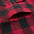 Load image into Gallery viewer, TOYS McCOY Steve McQueen Shirt Men's Buffalo Plaid Long Sleeve Button Up Shirt TMS2207 Red/Black