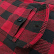 Load image into Gallery viewer, TOYS McCOY Steve McQueen Shirt Men's Buffalo Plaid Long Sleeve Button Up Shirt TMS2207 Red/Black