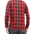Load image into Gallery viewer, TOYS McCOY Steve McQueen Shirt Men's Buffalo Plaid Long Sleeve Button Up Shirt TMS2207 Red/Black