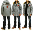 Load image into Gallery viewer, Tedman N-3B Parka Men's Winter Padded Coat Jacket with Patch TN3B-070 TN3-B-070 Gray