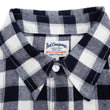 Load image into Gallery viewer, Tedman Custom Embroidered Plaid Flannel Shirt Men's Long Sleeve Shirt TNS-700 Off/Navy
