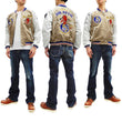 Load image into Gallery viewer, Tedman Sukajan Jacket Men's Reversible Embroidered Souvenir Jacket TSK-058 Gold/Black
