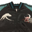 Laden Sie das Bild in den Galerie-Viewer, Hanatabi Gakudan Men's Japanese Souvenir Jacket Phoenix Hi no Tori Sukajan Script TZSJ-002