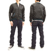 Laden Sie das Bild in den Galerie-Viewer, Hanatabi Gakudan Men's Japanese Souvenir Jacket Phoenix Hi no Tori Sukajan Script TZSJ-002