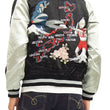 Load image into Gallery viewer, Hanatabi Gakudan Men's Japanese Souvenir Jacket Ultraman and Alien Baltan Sukajan Script ULSJ-001