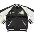 Load image into Gallery viewer, Hanatabi Gakudan Men's Japanese Souvenir Jacket Ultraman and Alien Baltan Sukajan Script ULSJ-001