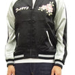 Load image into Gallery viewer, Hanatabi Gakudan Men's Japanese Souvenir Jacket Ultraman and Alien Baltan Sukajan Script ULSJ-001