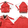 Load image into Gallery viewer, Hanatabi Gakudan Men's Japanese Souvenir Jacket Ultra Seven Sukajan Script ULSJ-009