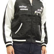 Load image into Gallery viewer, Hanatabi Gakudan Men's Japanese Souvenir Jacket Ultra Seven Sukajan Script ULSJ-009