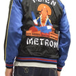 Load image into Gallery viewer, Hanatabi Gakudan Men's Japanese Souvenir Jacket Ultra Seven Alien Metron Sukajan Script ULSJ-010