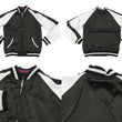 Load image into Gallery viewer, Hanatabi Gakudan Men's Japanese Souvenir Jacket Ultra Seven Alien Metron Sukajan Script ULSJ-010