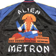 Load image into Gallery viewer, Hanatabi Gakudan Men's Japanese Souvenir Jacket Ultra Seven Alien Metron Sukajan Script ULSJ-010