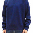 Load image into Gallery viewer, Whitesville Plain Sweatshirt Men's Loop-wheeled V-Insert Vintage Style WV67728 Navy-Blue