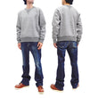 Load image into Gallery viewer, Whitesville Plain Sweatshirt Men's Loop-wheeled V-Insert Vintage Style WV67728 Heather-Gray