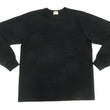 Load image into Gallery viewer, Whitesvill Plain T-shirt Men's Heavyweight Long Sleeve Pocket Tee WV68849 119 Black