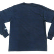 Load image into Gallery viewer, Whitesvill Plain T-shirt Men's Heavyweight Long Sleeve Pocket Tee WV68849 128 Dark-Blue