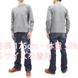 Load image into Gallery viewer, Whitesvill Plain T-shirt Men's Heavyweight Long Sleeve Pocket Tee WV68849 113 Heather-Gray
