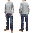 Load image into Gallery viewer, Whitesvill Plain T-shirt Men's Heavyweight Long Sleeve Pocket Tee WV68849 113 Heather-Gray